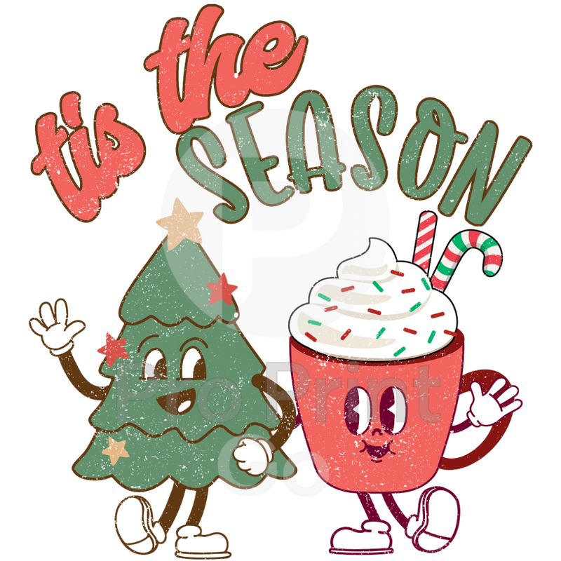 Christmas Ready-to-Press DTF Transfer | Tis The Season