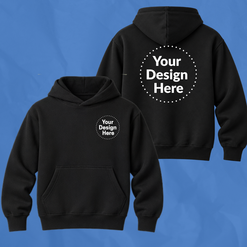 Custom Unisex Hoodie | 2 Logos