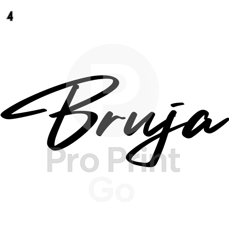 Halloween Ready-to-Press DTF Transfers | Bruja
