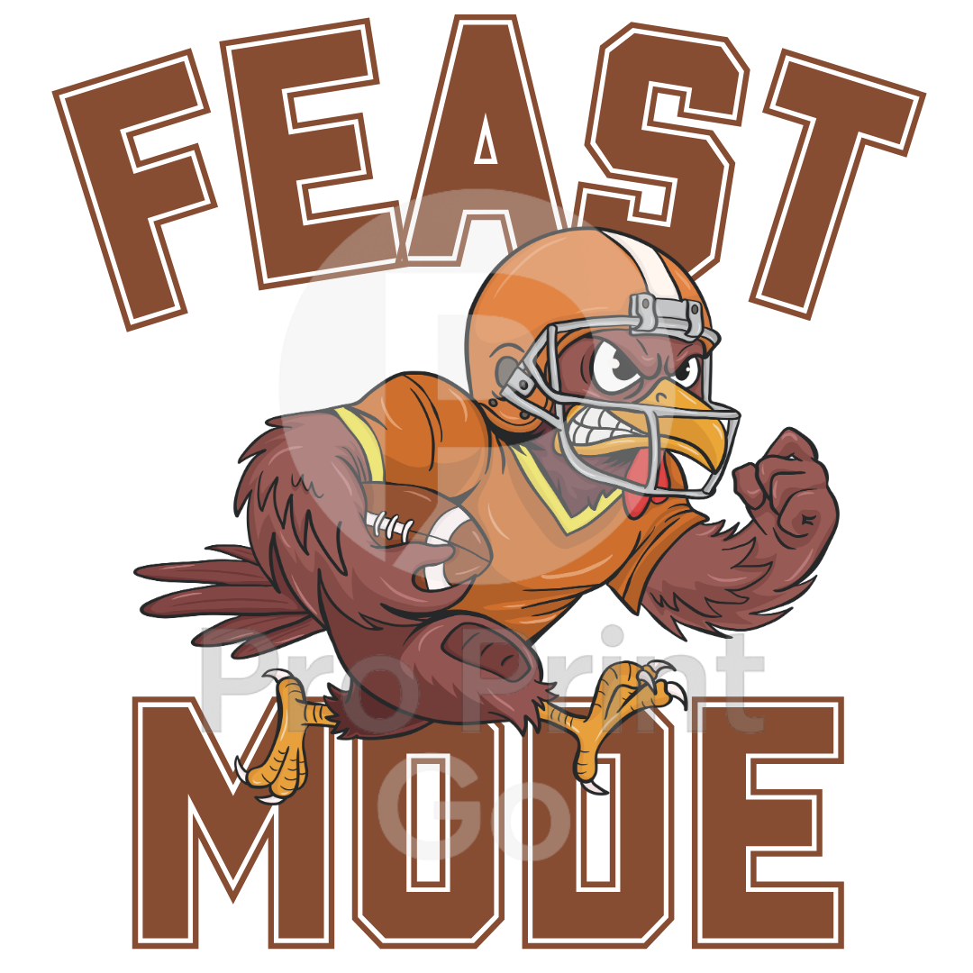 Thanksgiving Ready-to-Press DTF Transfer | Feast Mode