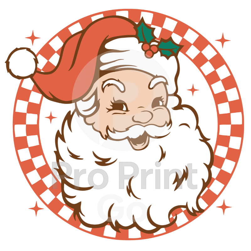 Christmas Ready-to-Press DTF Transfer | Santa Claus
