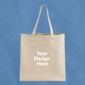 Custom Canvas Tote Bag 8 oz. | Add Your Logo or Design
