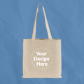 Custom Heavy Canvas Tote Bag 12 oz. | Add Your Logo or Design