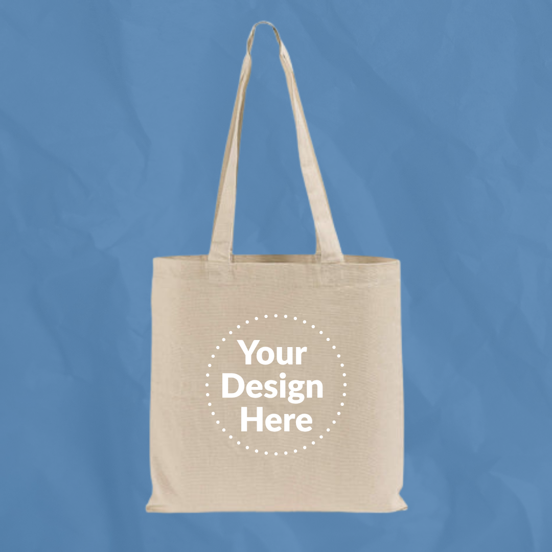 Custom Heavy Canvas Tote Bag 12 oz. | Add Your Logo or Design