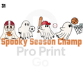 Halloween Ready-to-Press DTF Transfers | Spooky Season Champ