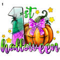 Halloween Ready-to-Press DTF Transfers | 1st Halloween Pumpkin