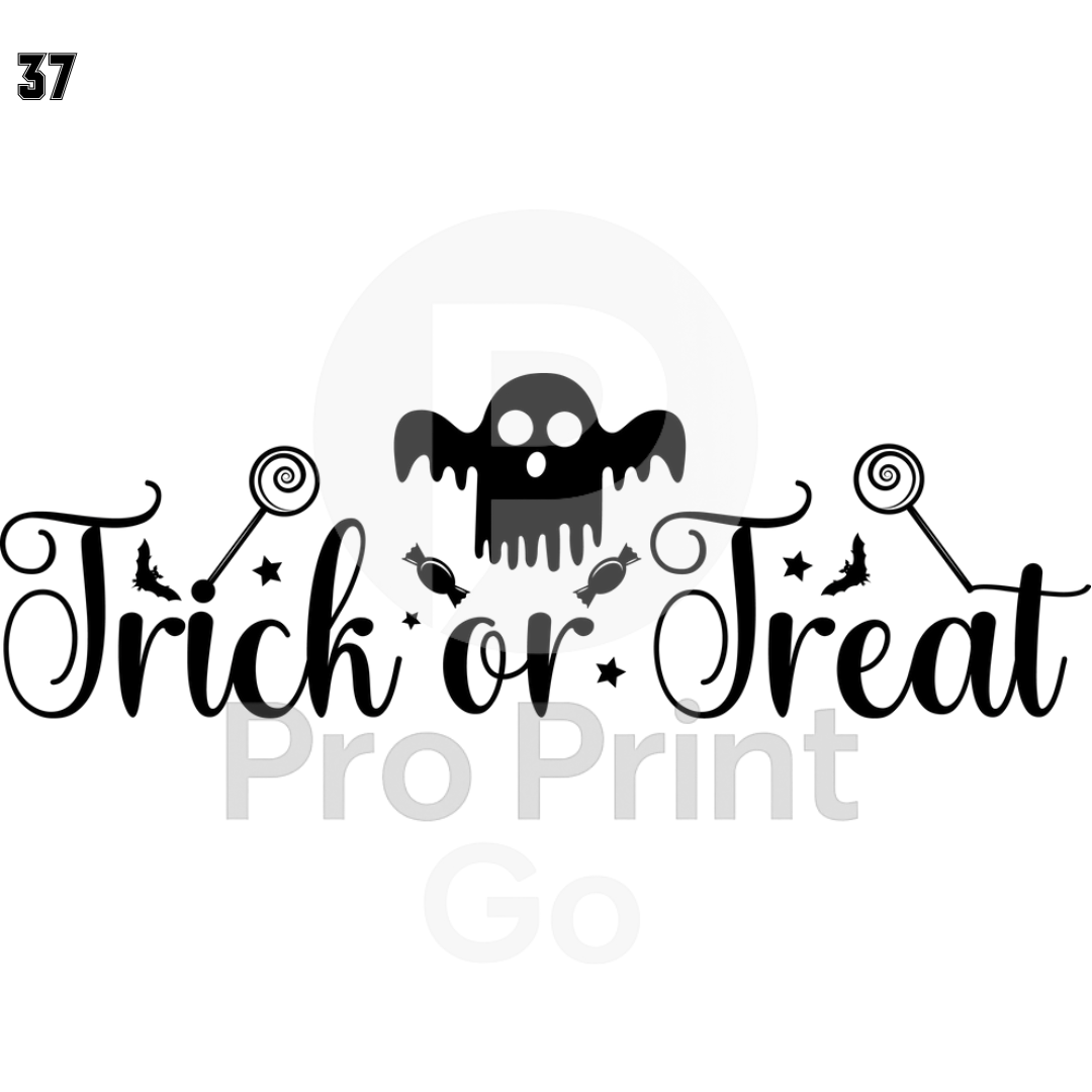 Halloween Ready-to-Press DTF Transfers | Trick-or-Treat