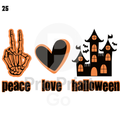 Halloween Ready-to-Press DTF Transfers | Peace Love Halloween