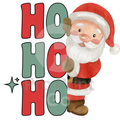 Christmas Ready-to-Press DTF Transfer | HO HO HO