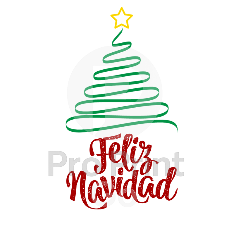 Christmas Ready-to-Press DTF Transfer | Feliz Navidad