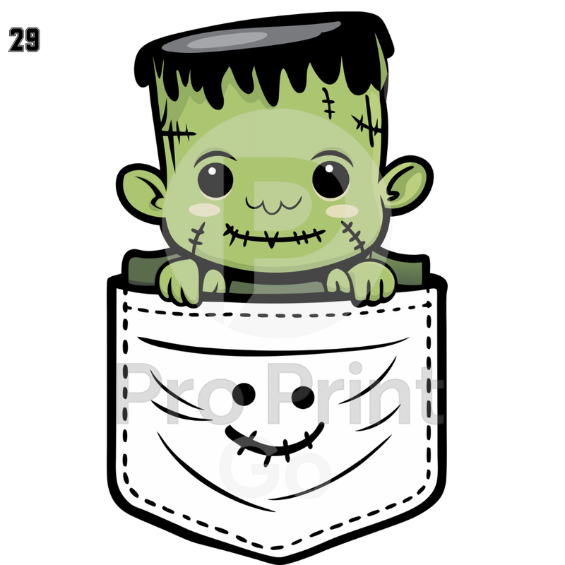 Halloween Ready-to-Press DTF Transfers | Pocket Monster