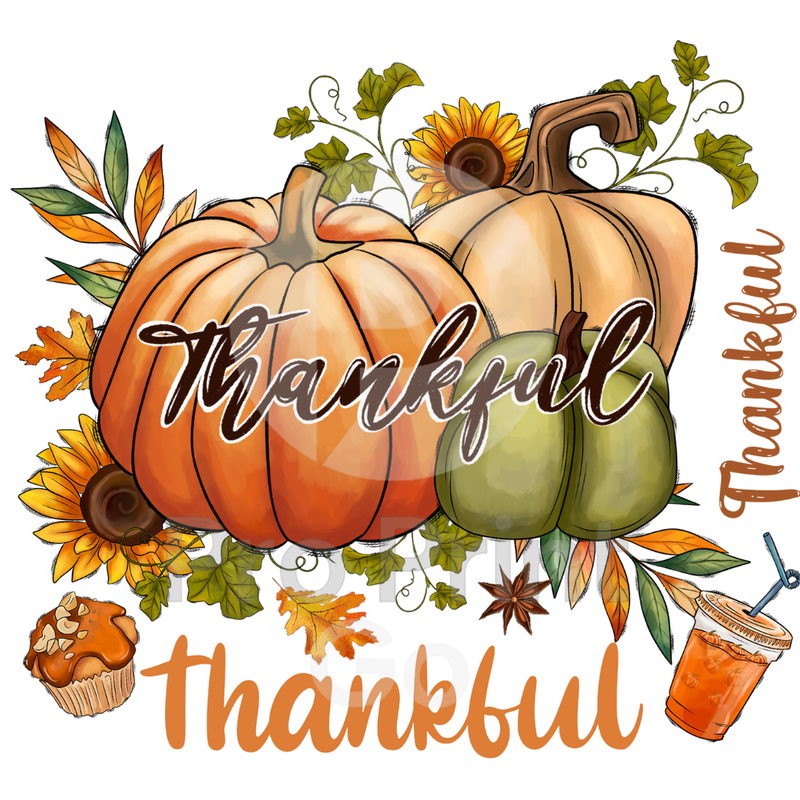 Thanksgiving Ready-to-Press DTF Transfer | Thankful