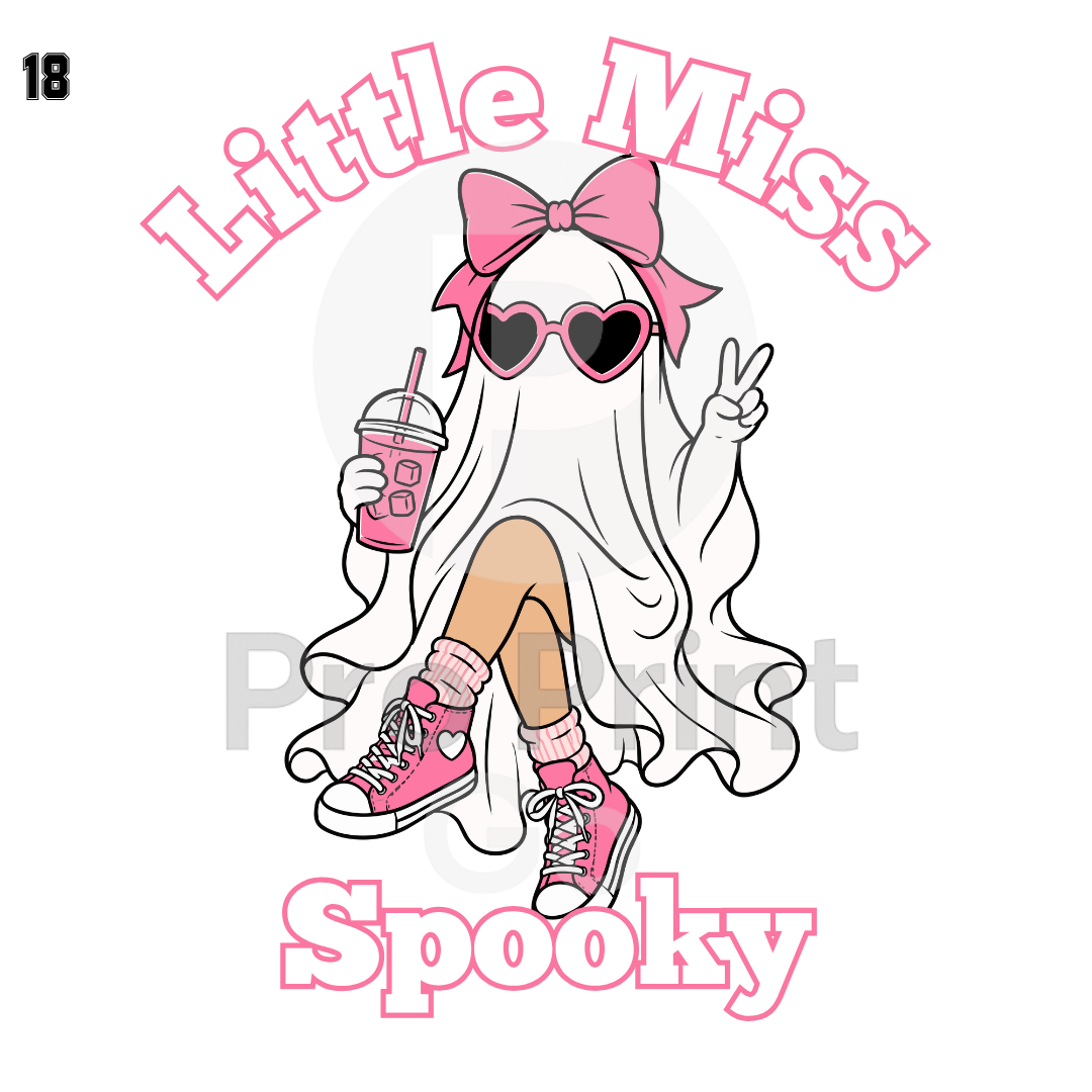 Halloween Ready-to-Press DTF Transfers | Little Miss Spooky