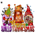 Halloween Ready-to-Press DTF Transfers | Happy Hallo-Thanks-Mas