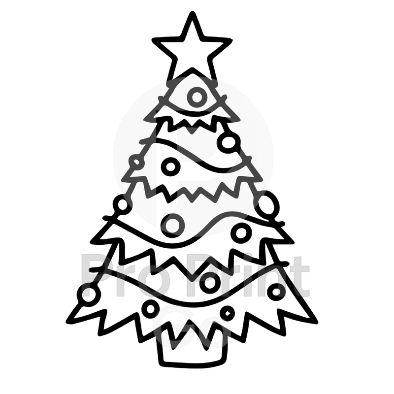 Christmas Ready-to-Press DTF Transfer | Christmas Tree