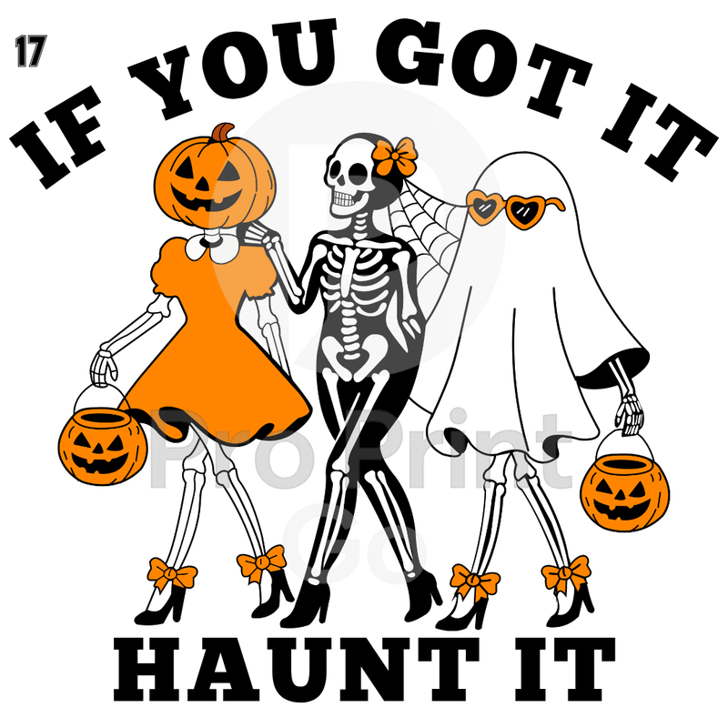 Halloween Ready-to-Press DTF Transfers | If You Got It Haunt It