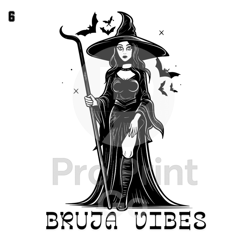 Halloween Ready-to-Press DTF Transfers | Bruja Vibes