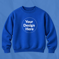 Youth Essential crewneck sweatshirt blank garment reference