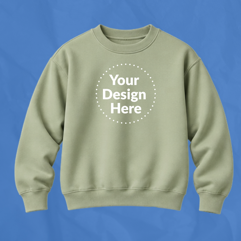 Premium 9 oz unisex crewneck sweatshirt blank garment reference