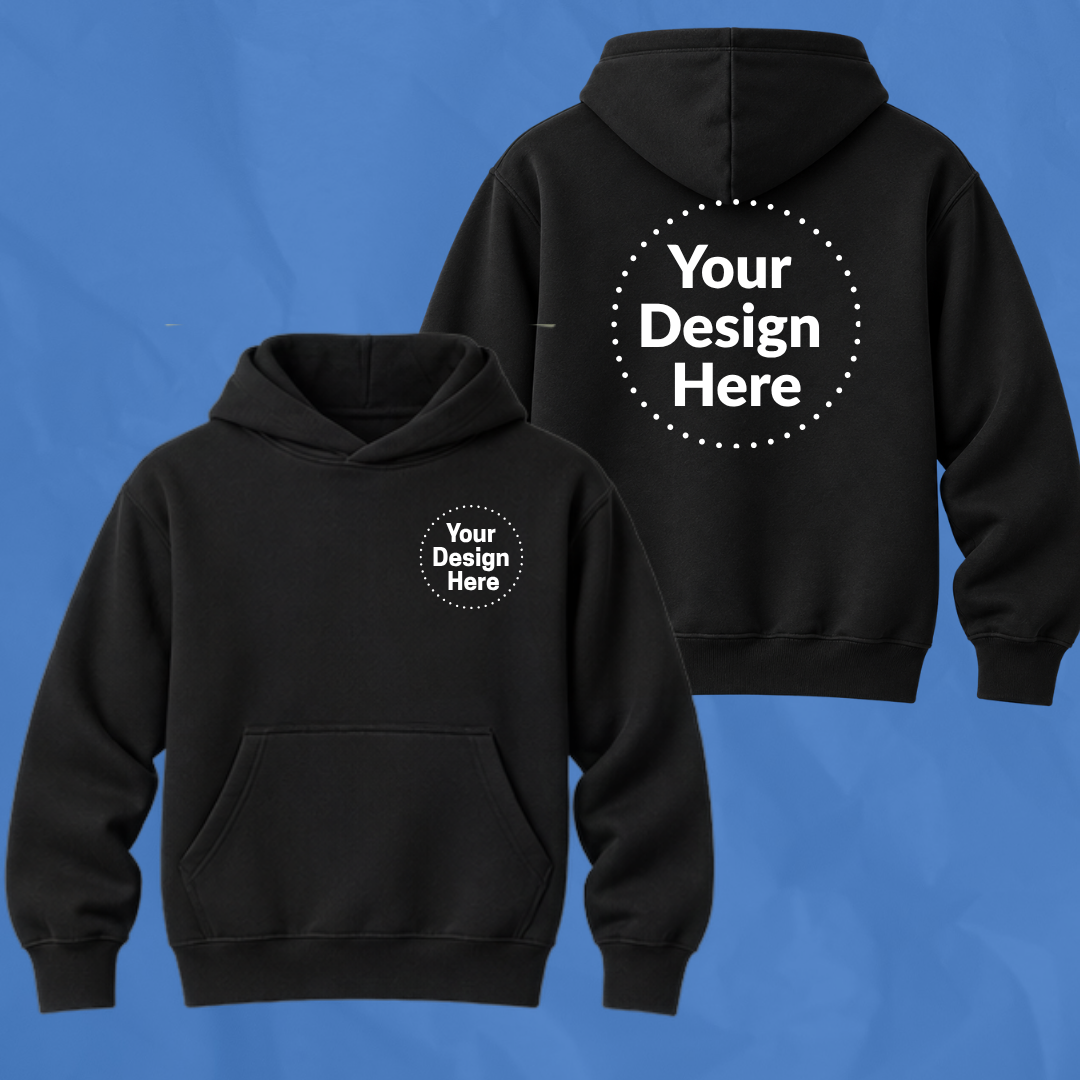 Custom Unisex Hoodie | 2 Logos