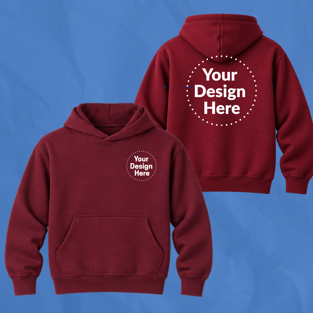 Custom Youth Hoodie | 2 Logos